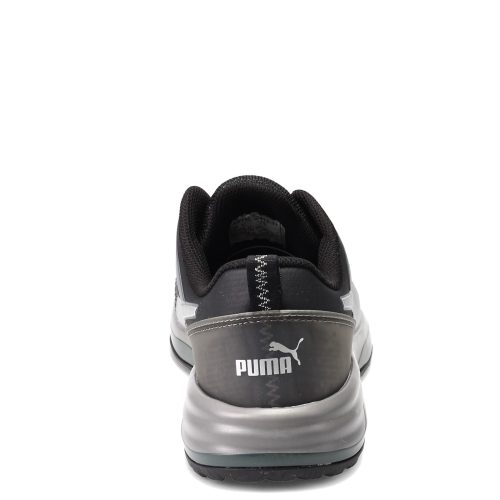 644545 Mens Puma Safety Charge Low Work Shoe Black Grey 4