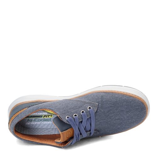 65981 Nvy Mens Skechers Moreno Ederson Sneaker Navy 5