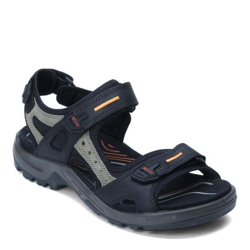 69564 50034 Mens Ecco Yucatan Sandal Black