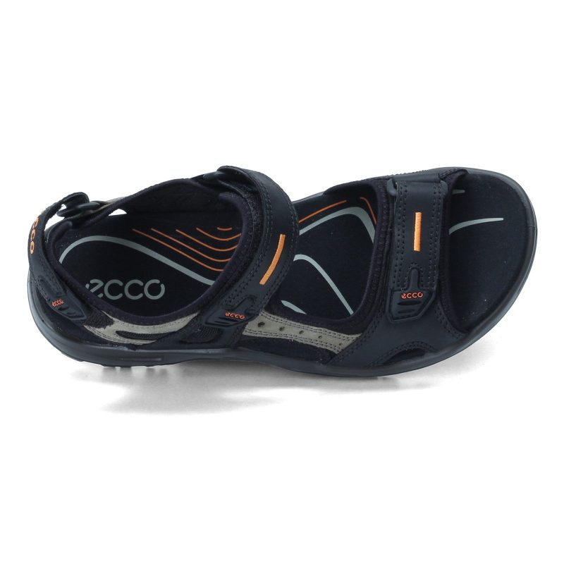 69564 50034 Mens Ecco Yucatan Sandal Black 5