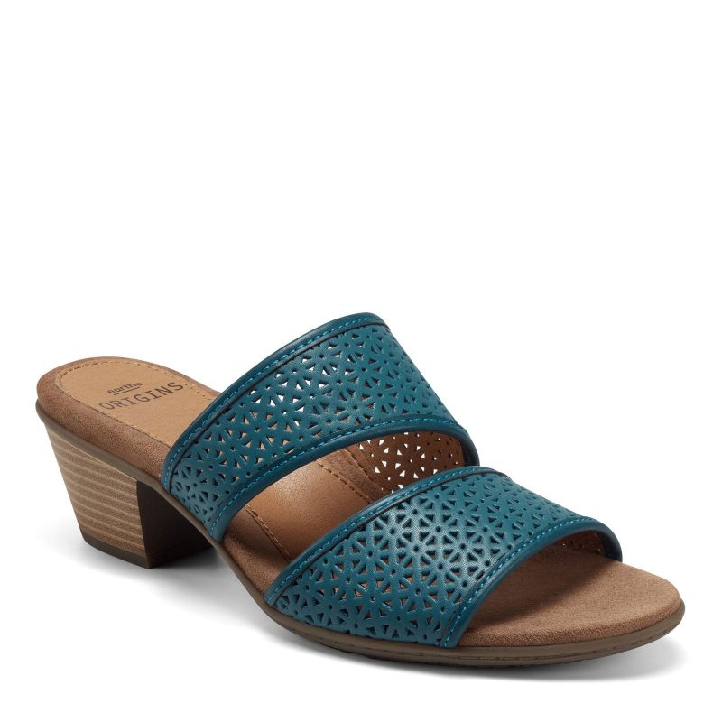 7258102 432 Womens Earth Origins Cayla Sandal Teal