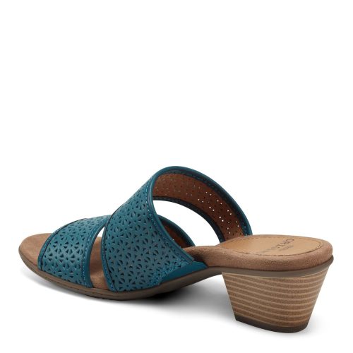 7258102 432 Womens Earth Origins Cayla Sandal Teal 3