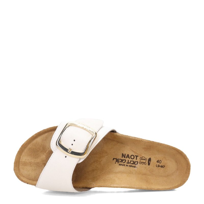 7295 H63 Womens Naot Maryland Sandal White 5