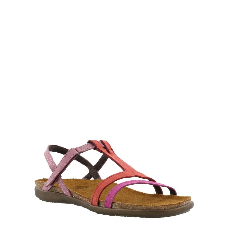 7349 Rbm Womens Naot Judith Sandal Red Pink 1