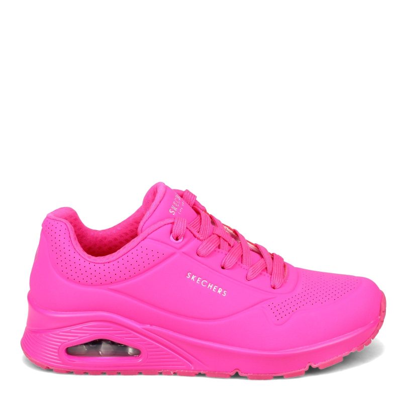 73667 Htpk Womens Skechers Street Uno Neon Nights Sneaker Hot Pink 1 bcf9d44a a69f 4b5e b3c9 d6423ed9b367