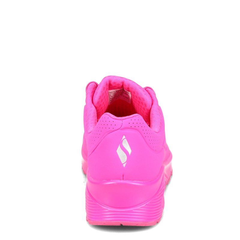 73667 Htpk Womens Skechers Street Uno Neon Nights Sneaker Hot Pink 4 3e541f4e f85d 4ac4 9690 c06b6ca09ca2