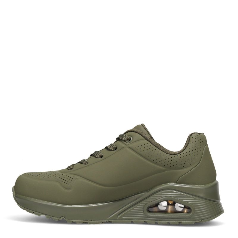 73690 Olv Womens Skechers Street Uno Stand On Air Sneaker Olive 3 efe712ee 35cb 404d 8a53 8a09ad1ed280