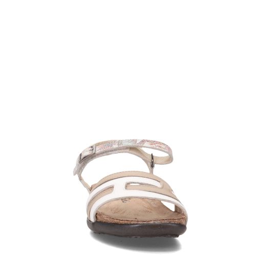 7458 WEO Womens Naot Lucy Sandal White Beige 2