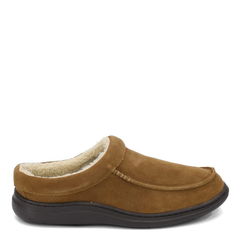 7529 Mens Lb Evans Edmonton Slipper Tan Suede 1 d17c58b3 f828 4132 8e38 9a92901a36c4