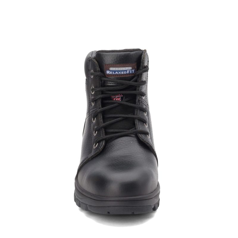 76561 Blk Womens Skechers Workshire Peril St Boot Black 2