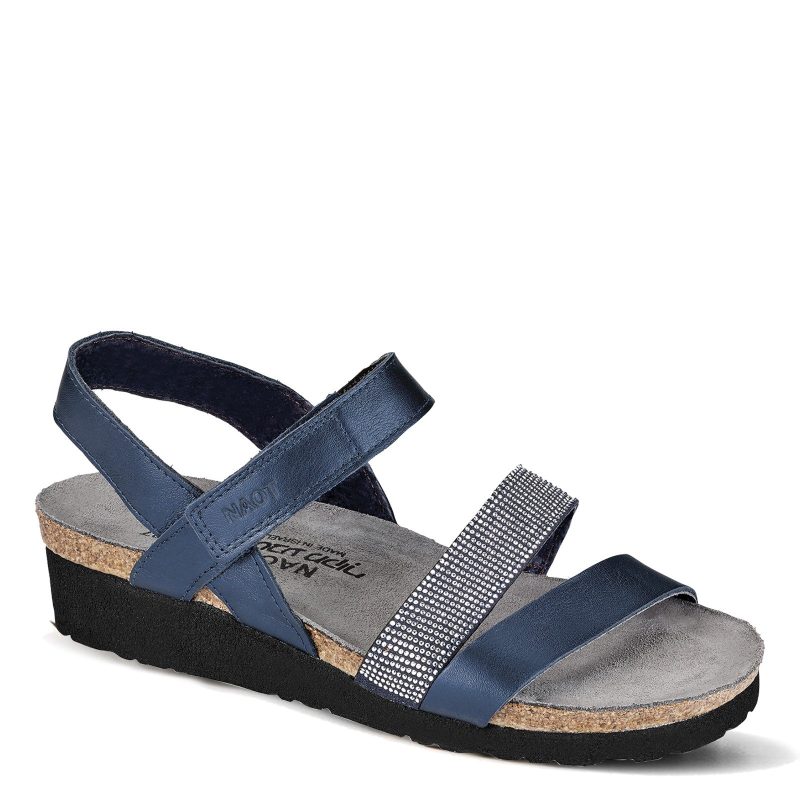 7807 Pad Womens Naot Krista Sandal Polar Sea Lthrdark