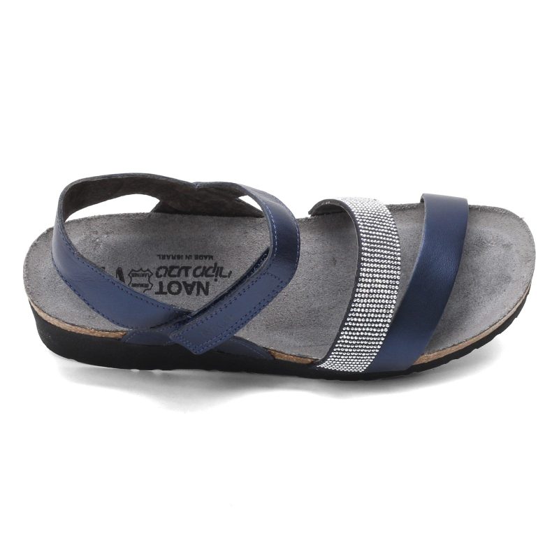 7807 Pad Womens Naot Krista Sandal Polar Sea Lthrdark 5