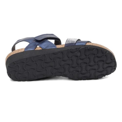 7807 Pad Womens Naot Krista Sandal Polar Sea Lthrdark 6