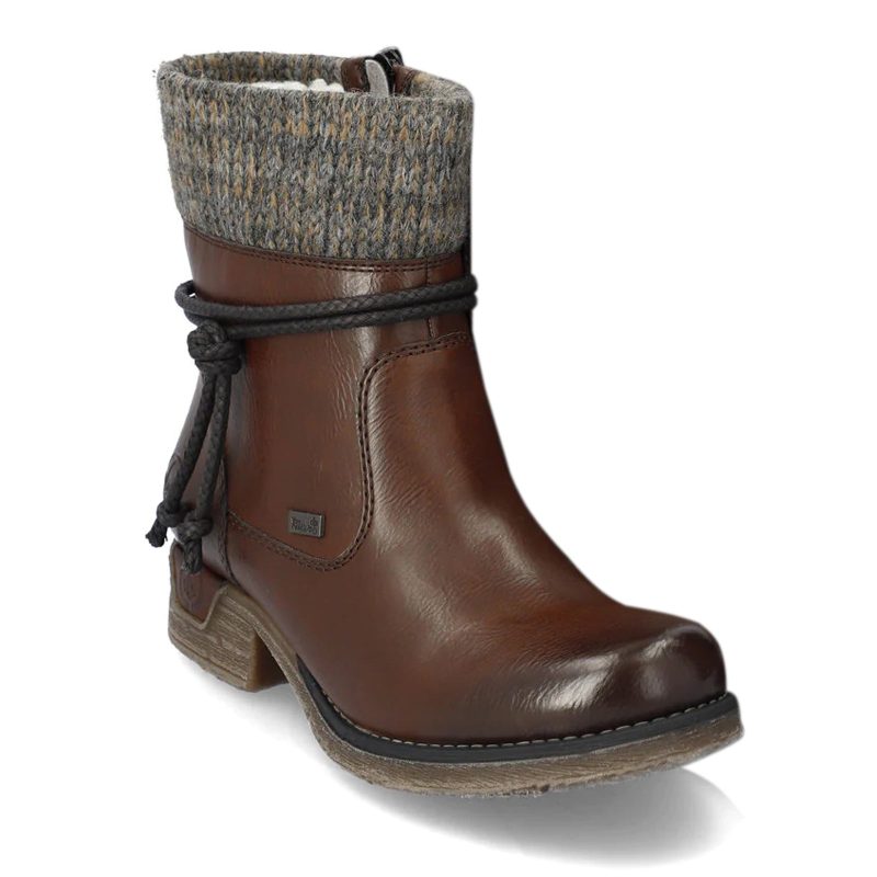 79688 25 Womens Rieker 79688 Boot Brown 36d71b02 d052 4e33 aad5 d49845ffc1db