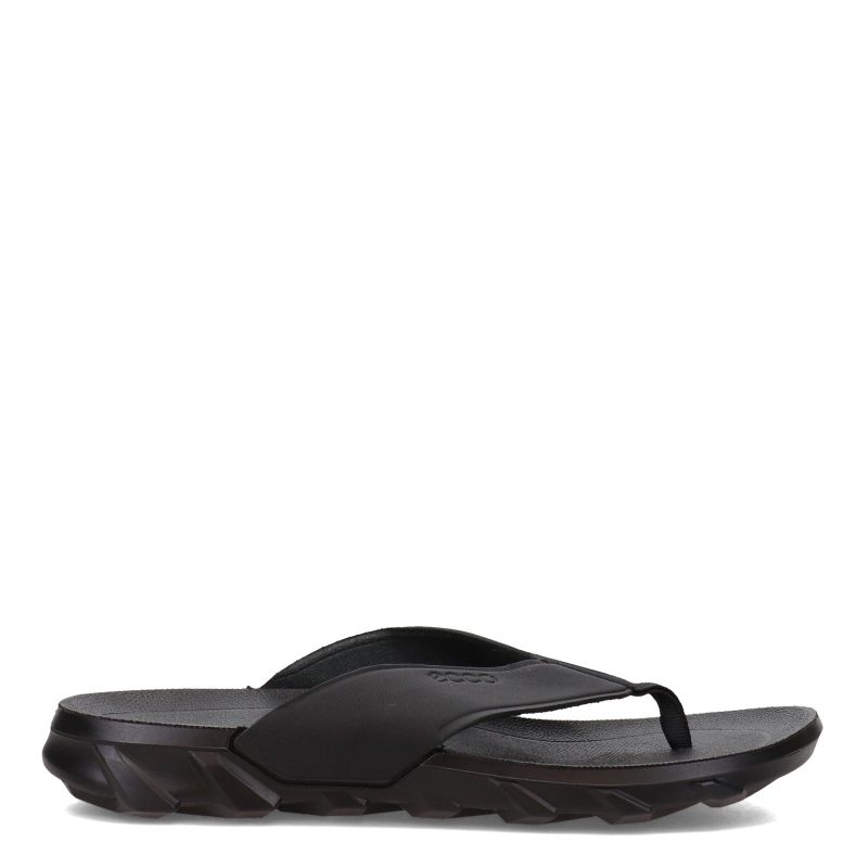 801804 01001 Womens Ecco Mx Flipsider Chill Sandal Black 1