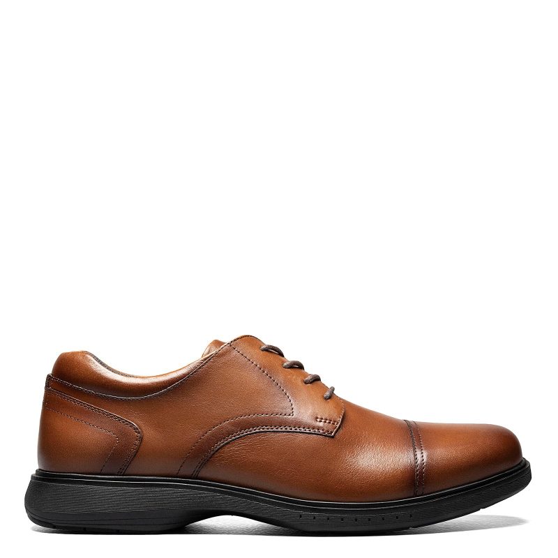 84944 221 Mens Nunn Bush Kore Pro Cap Toe Oxford Cognac 1