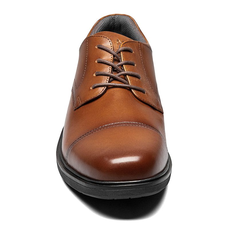 84944 221 Mens Nunn Bush Kore Pro Cap Toe Oxford Cognac 2