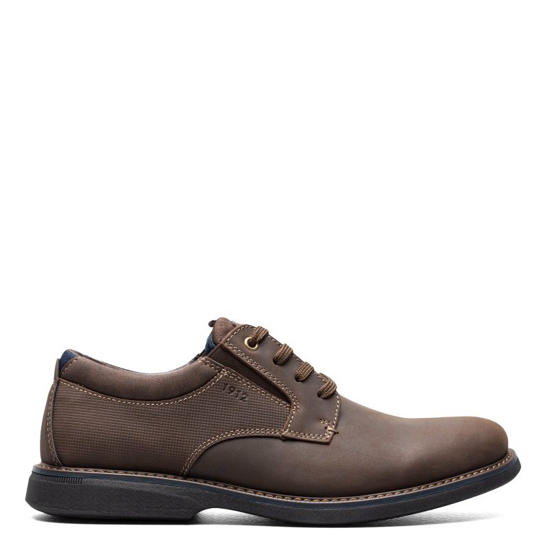 84962 215 Mens Nunn Bush Otto Plain Toe Oxford Brown 1