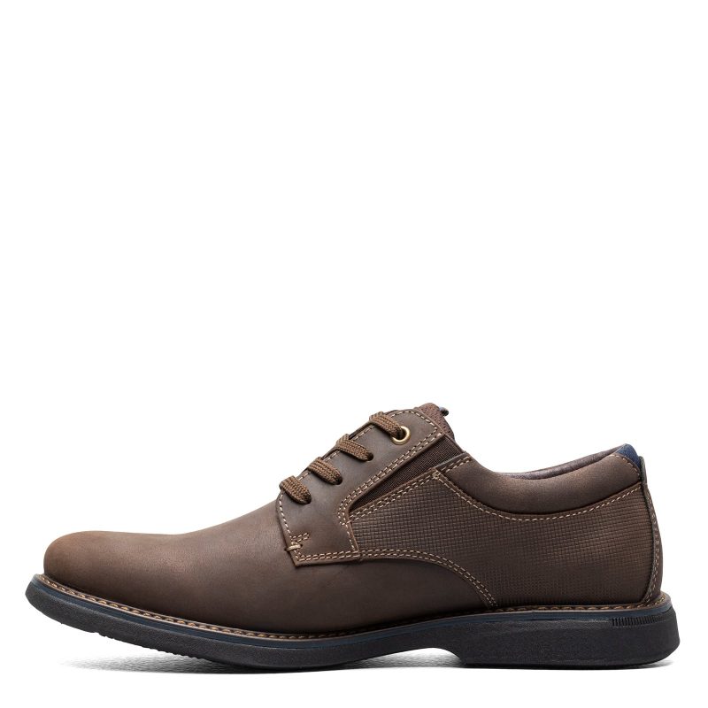 84962 215 Mens Nunn Bush Otto Plain Toe Oxford Brown 3