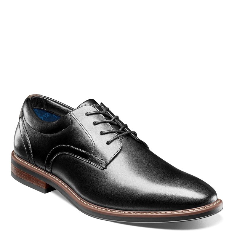 84982 001 Mens Nunn Bush Centro Flex Plain Toe Oxford Black