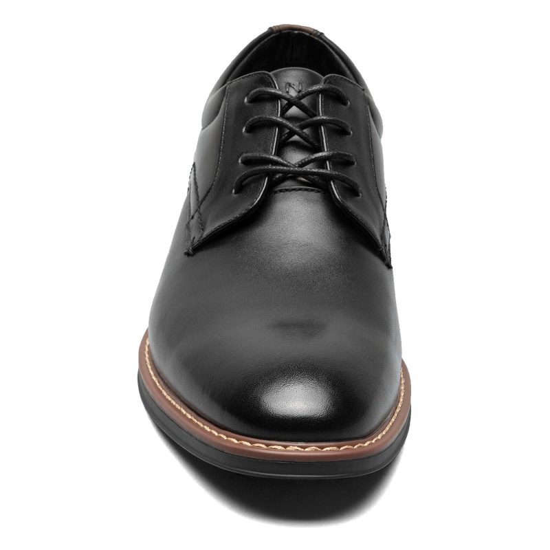 84982 001 Mens Nunn Bush Centro Flex Plain Toe Oxford Black 2