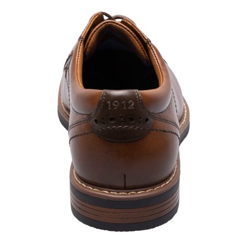 84984 221 Mens Nunn Bush Centro Flex Cap Toe Oxford Cognac 4