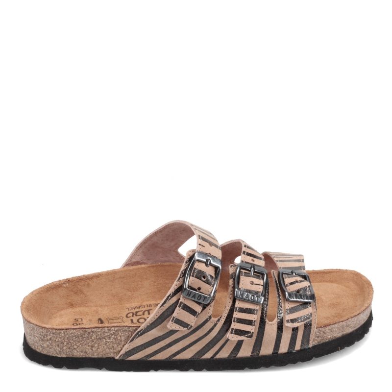 8700 Ec6 Womens Naot Austin Sandal Tan Zebra 1