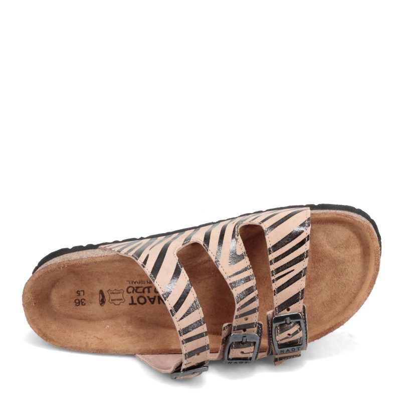 8700 Ec6 Womens Naot Austin Sandal Tan Zebra 5