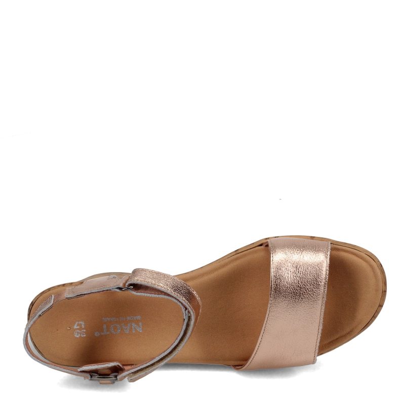 87110 C65 Womens Naot Pier Sandal Rose Gold 5