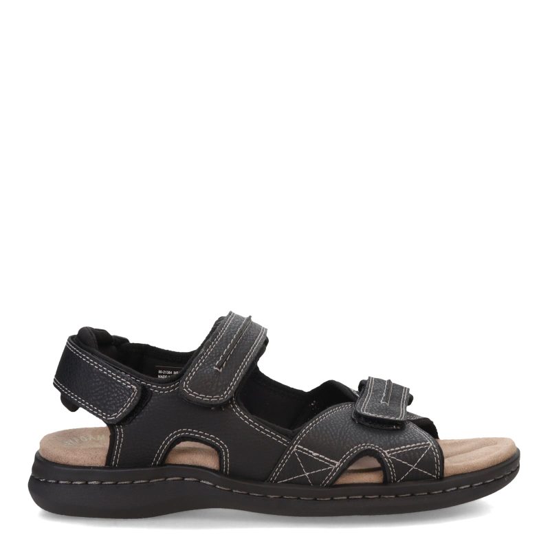 90 21384 Mens Dockers Newpage Sandal Black 1