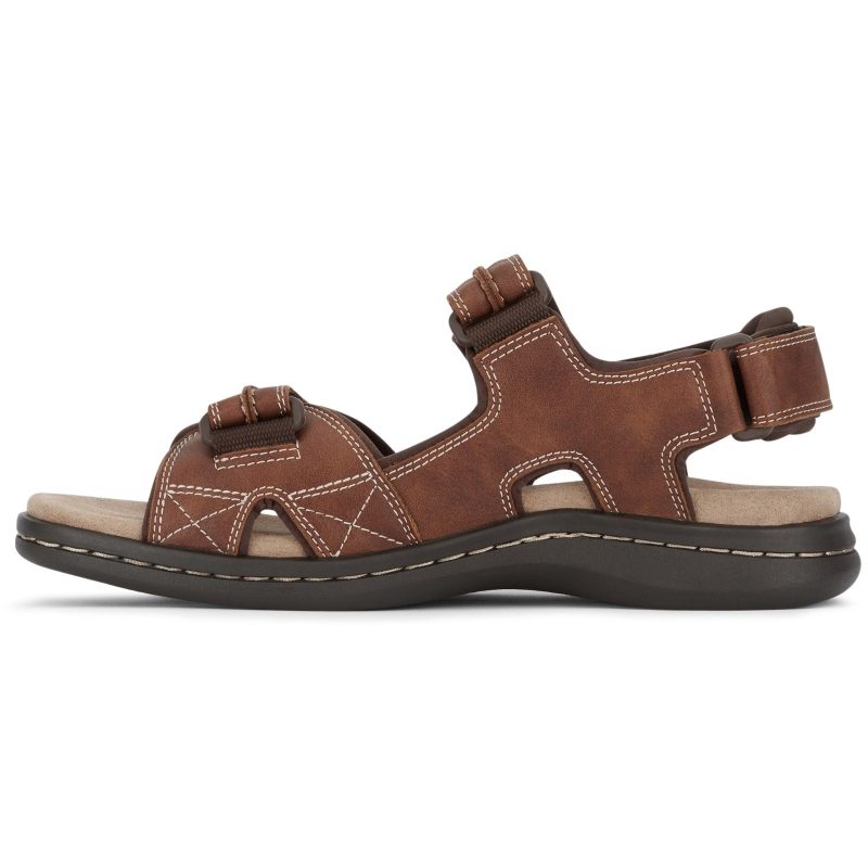 90 21387 Mens Dockers Newpage Sandals Rust 3