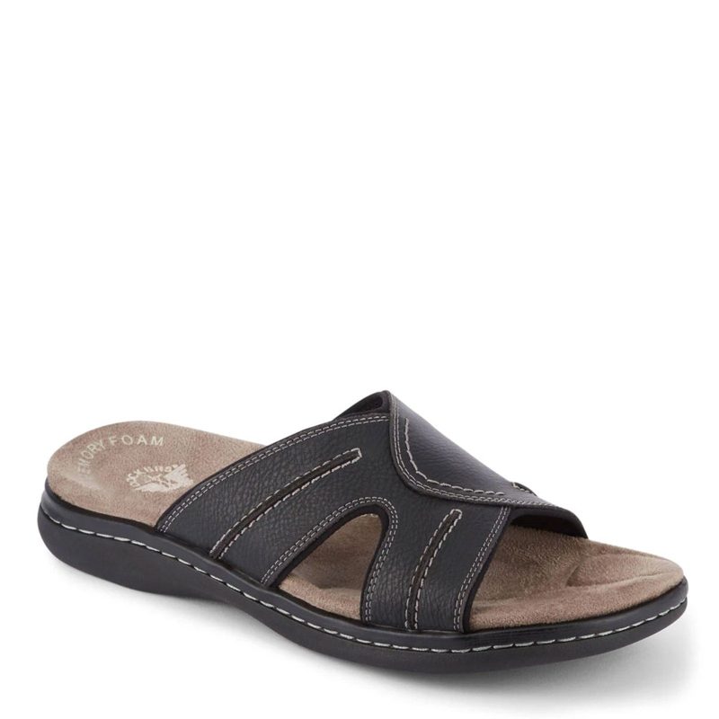 90 21394 Mens Dockers Sunland Slide Sandal Black