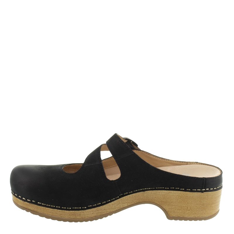 9422 471600 Womens Dansko Britney Mary Jane Clog Black 3