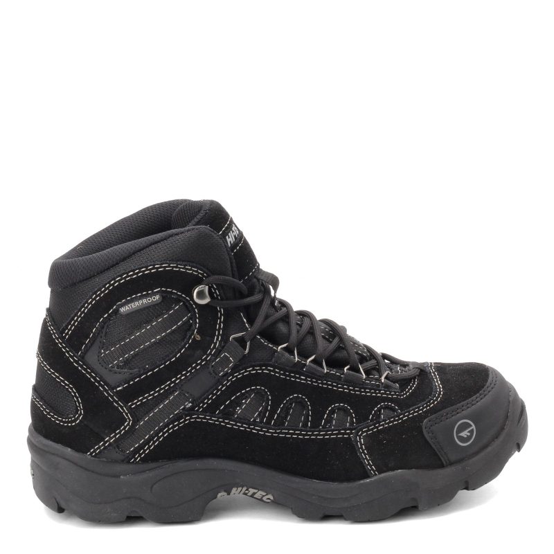 9527 Mens Hi Tec Bandera Mid Waterproof Boot Black 1