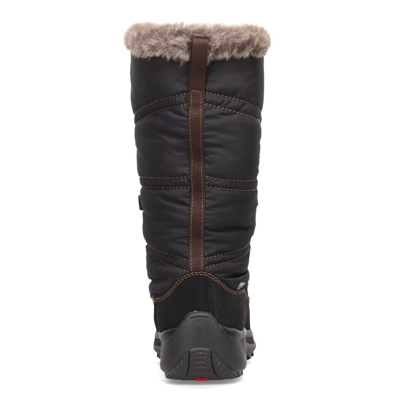 98017 A31 Womens Naot Vail Snow Boot Black Brown 4