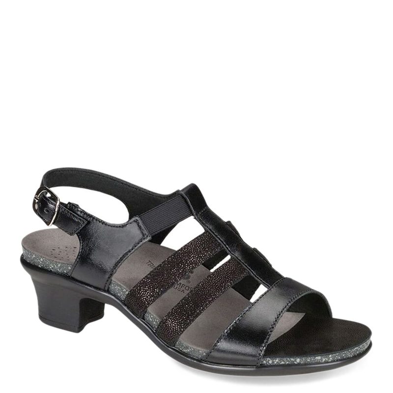 ALLEGRO BLACK Womens Sas Allegro Sandal Black