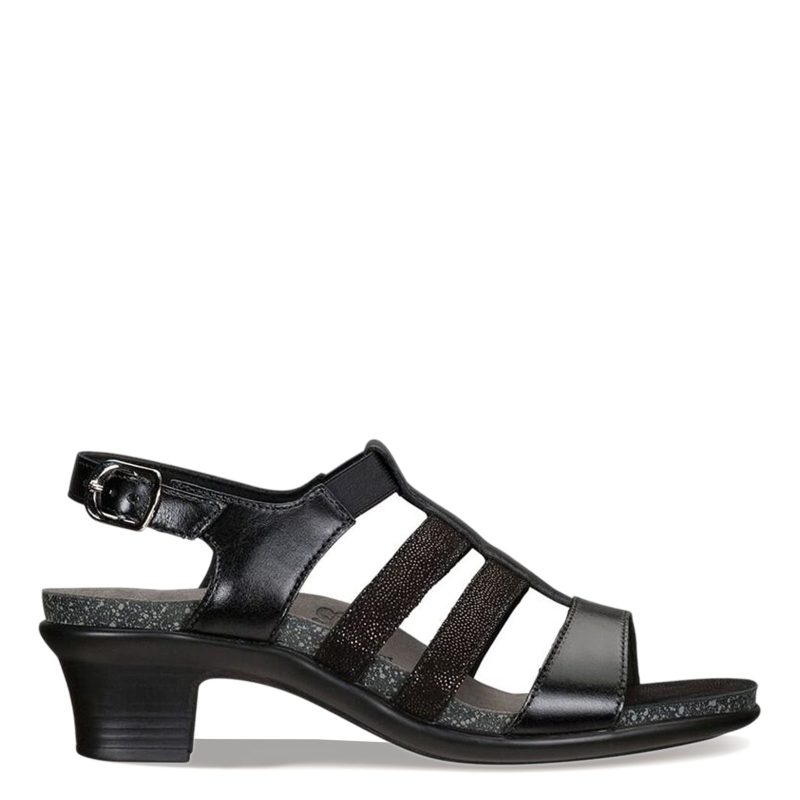 ALLEGRO BLACK Womens Sas Allegro Sandal Black 1