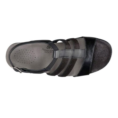 ALLEGRO BLACK Womens Sas Allegro Sandal Black 4