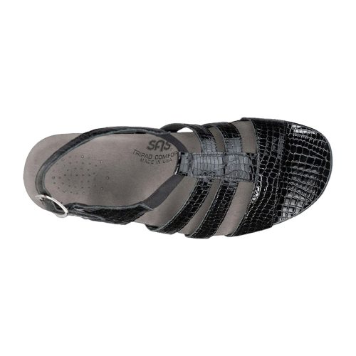 ALLEGRO BLK CRO Womens Sas Allegro Sandal Black Croc 3