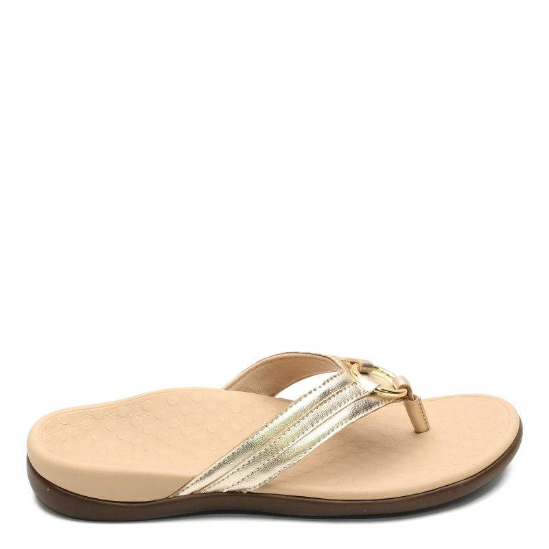 Aloe Chpgn Womens Vionic Tide Aloe Sandal Champagne 1