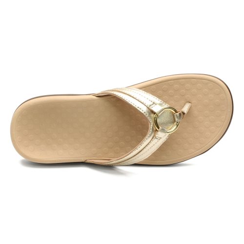 Aloe Chpgn Womens Vionic Tide Aloe Sandal Champagne 5