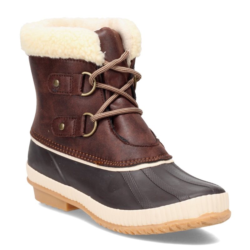 B1 Akr34 Womens Jbu By Jambu Akron Rain Boot Brown b21910f5 33b4 4034 977d 59c39e40b440