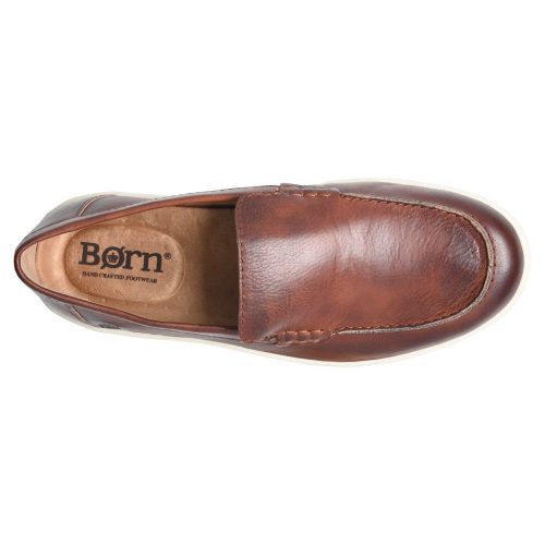 BM0010525 Mens Born Axel Slip On Dark Tan 6