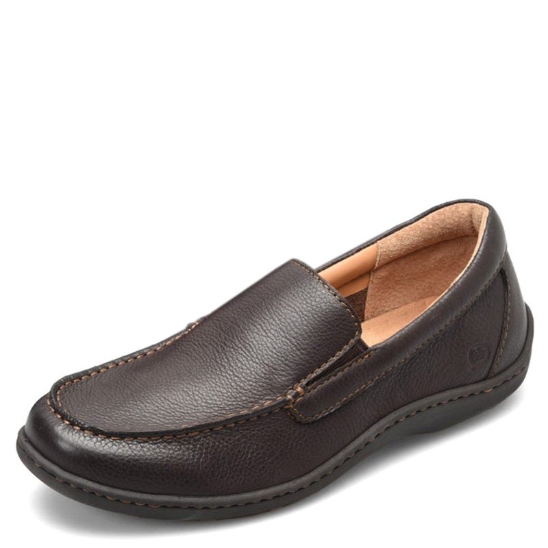 BM0010723 Mens Born Brompton Ii Loafer Dark Brown 4