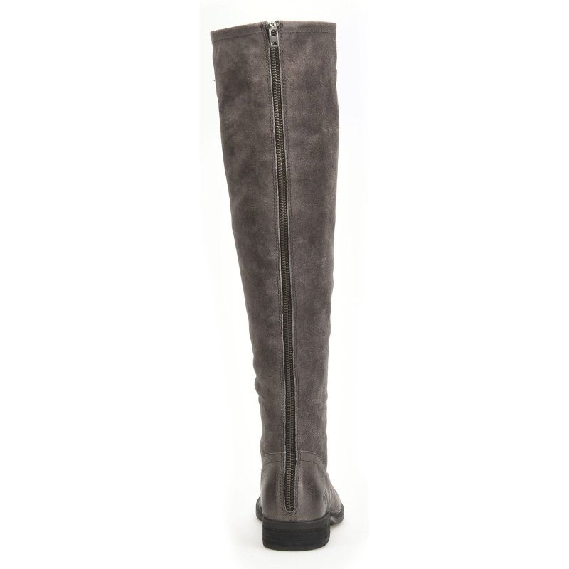 BR0015042 Womens Born Borman Over The Knee Boot Dark Grey 3