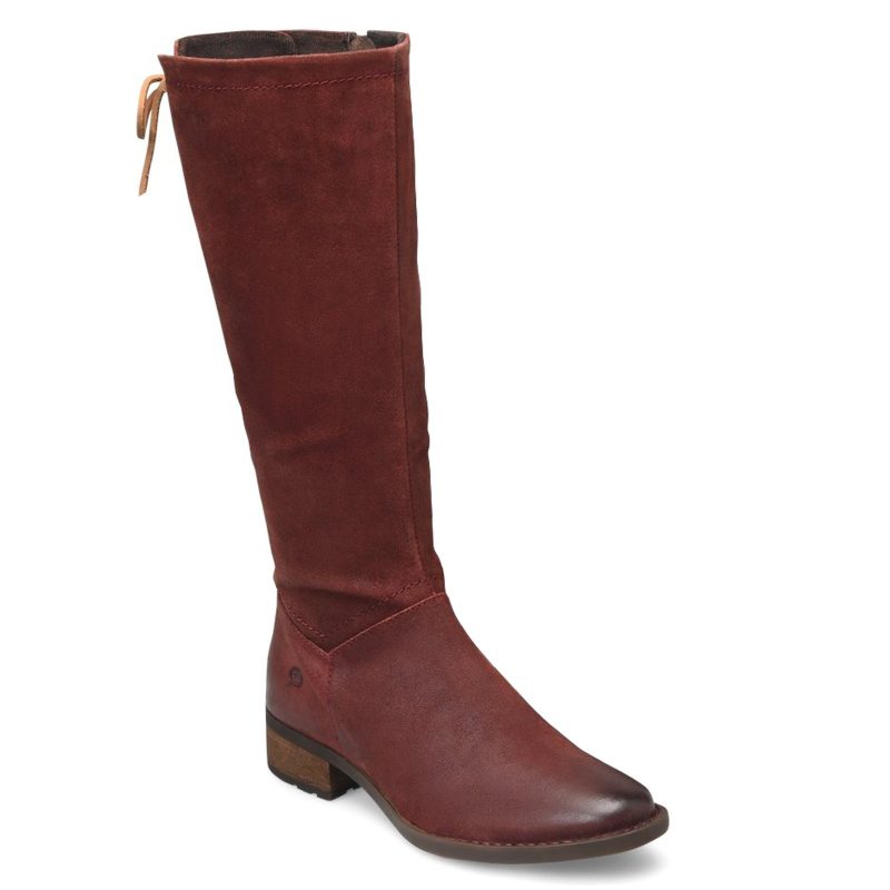 BR0027044 Womens Born Hayden Boot Red