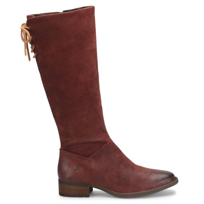 BR0027044 Womens Born Hayden Boot Red 1