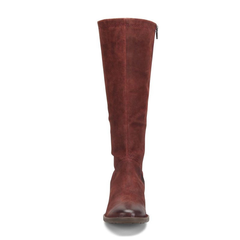 BR0027044 Womens Born Hayden Boot Red 2