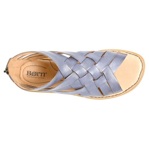 BR0032934 Womens Born Iwa Sandal Navy Weave 5