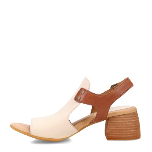 BR0045590 Womens Born Sylvie Sandal White Brown 3